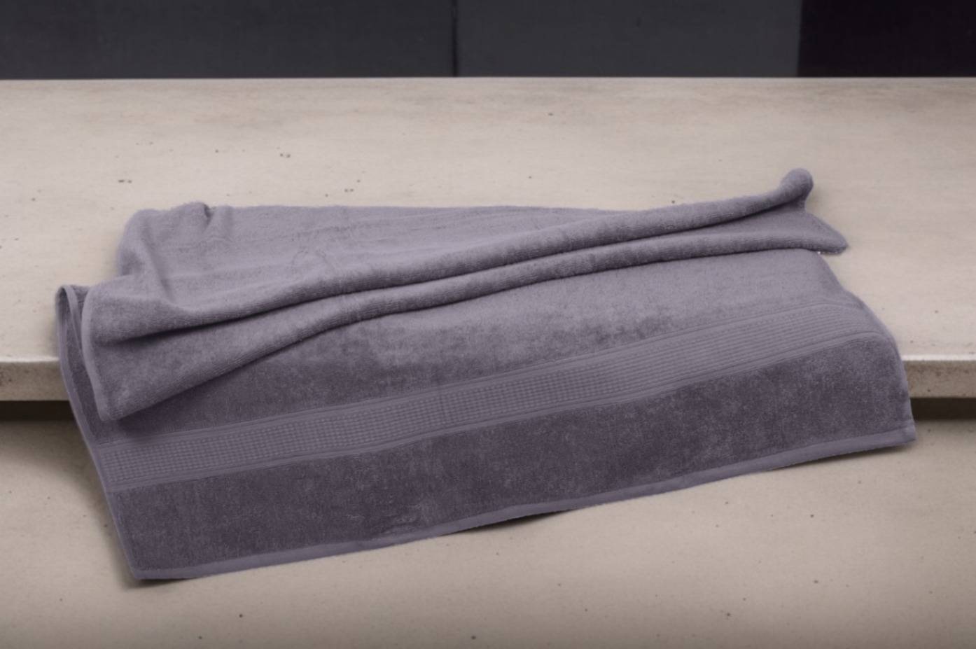 Gray Cotton Bath Towel – Kaibee (photo 2 of 4) – KaiBee