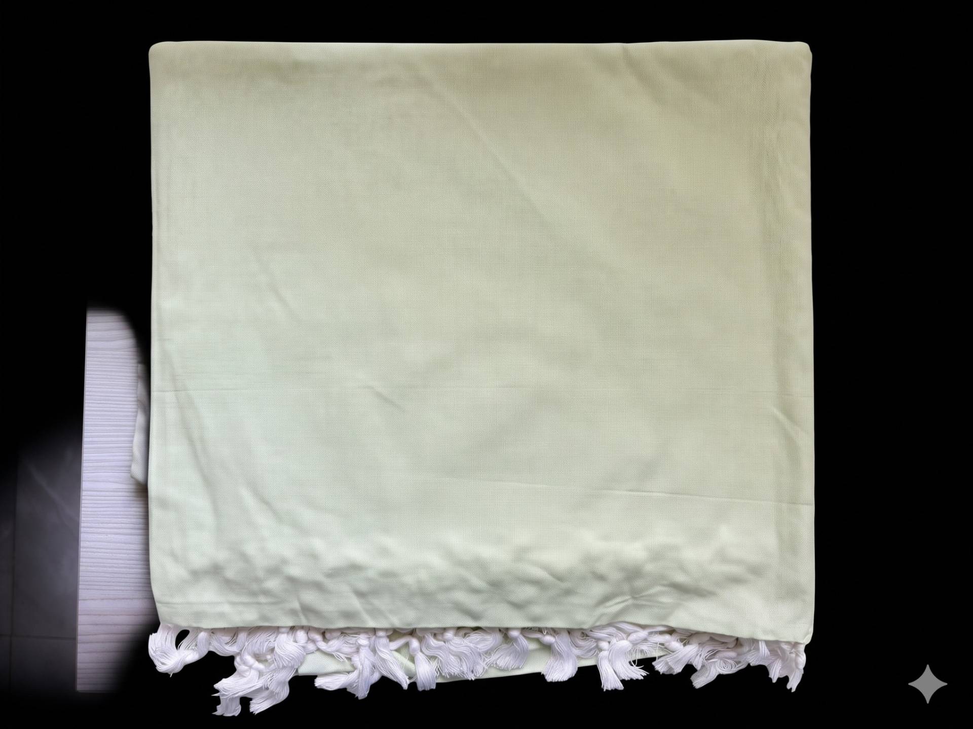 Premium Cotton Shawl Pista Color – Pista Kaibee (photo 2 of 3) – KaiBee