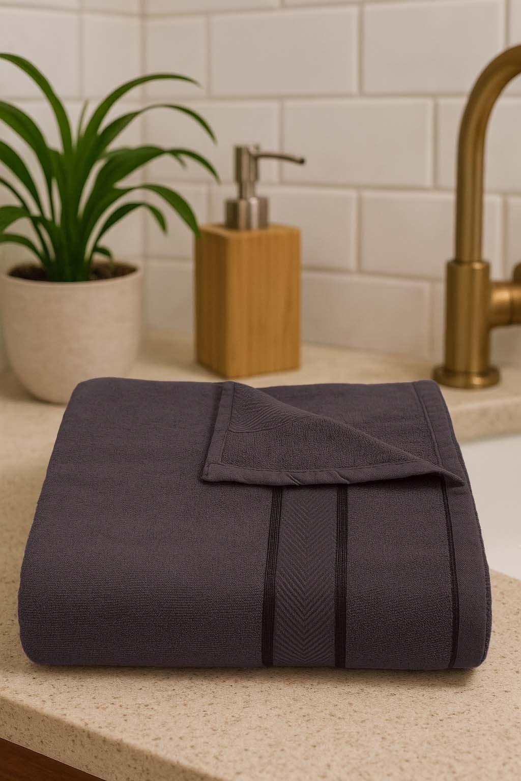Ultra Soft Brown Bamboo Bath Towel
