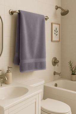 Gray Cotton Bath Towel – Kaibee (photo 1 of 4) – KaiBee