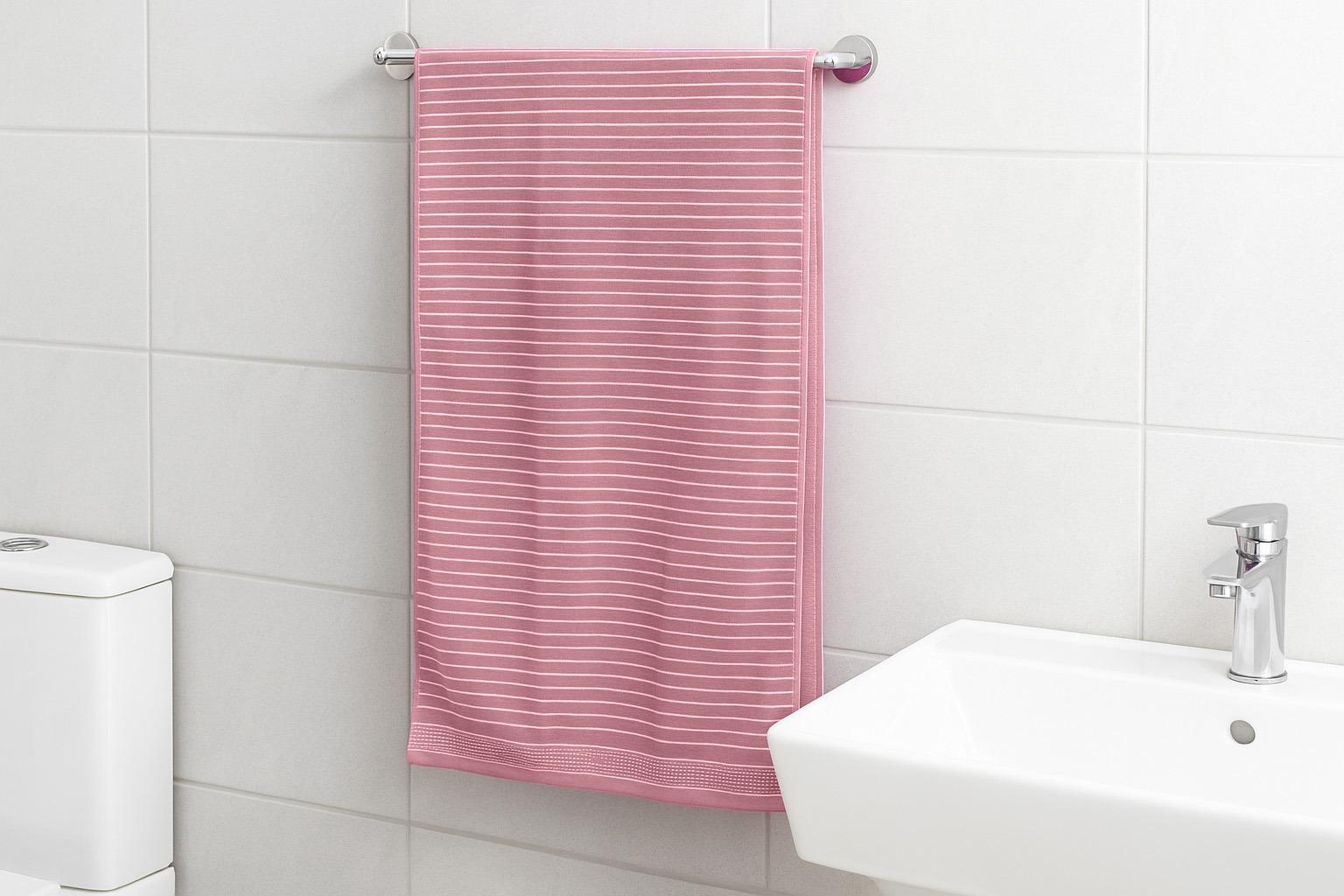 Striped Skin Cotton Bath Towel