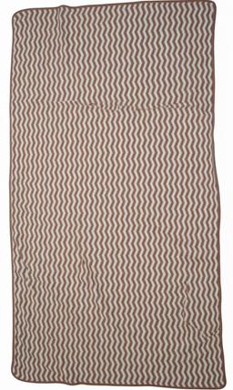 Soft Brown Zigzag Pattern Baby Bath Towel – Brown Kaibee (photo 3 of 3) – KaiBee