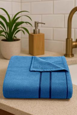 Ultra Soft Blue Bamboo Bath Towel – Kaibee (photo 1 of 4) – KaiBee