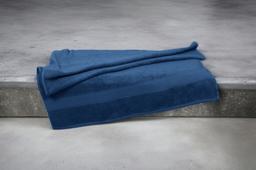 Blue Cotton Bath Towel – Kaibee (photo 2 of 4) – KaiBee