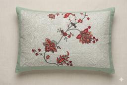 Floral Bedsheet with Ethnic Motifs – mix Kaibee (photo 3 of 3) – KaiBee