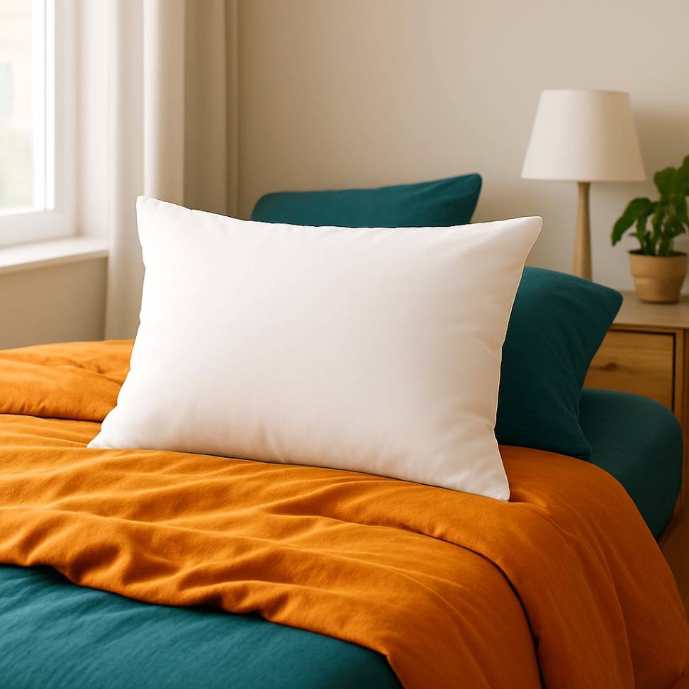 Premium White Bed Pillow Set - Pack of 2 – White Kaibee (photo 1 of 4) – KaiBee