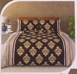 Heritage Floral Brown Cotton Bedsheet – Brown Kaibee – KaiBee