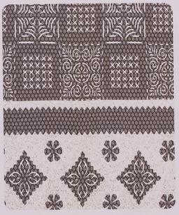 Beige & Brown Geometric Floral Print Cotton King Size Bedsheet – Brown Kaibee (photo 2 of 2) – KaiBee