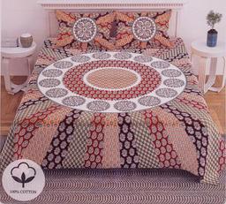 Mandala Multicolor Printed Bedsheet – Multi Kaibee (photo 1 of 2) – KaiBee