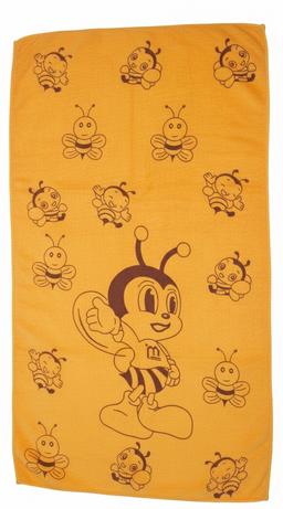 Yellow Cartoon Bee Design Baby Bath Towel – Yellow Kaibee (photo 3 of 3) – KaiBee