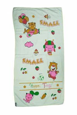 Yellow Happy Tunny Cartoon Baby Bath Towel – Yellow Kaibee (photo 3 of 3) – KaiBee