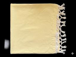 Premium Cotton Shawl Yellow Color – Yellow Kaibee (photo 3 of 3) – KaiBee